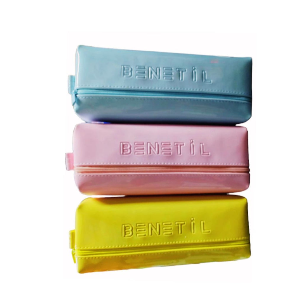 Lapicera Escolar| DELI | Bolsa de color-Lapicera para lápices Estuche de bolígrafos negro Estuche de gran capacidad para papelería Bolsa de papelería Atractivo visualmente Resistente a la suciedad Elegante Bolsa de lápices 