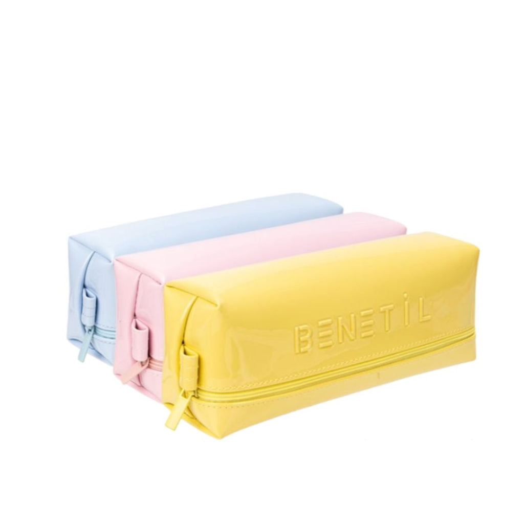 Lapicera Escolar| DELI | Bolsa de color-Lapicera para lápices Estuche de bolígrafos negro Estuche de gran capacidad para papelería Bolsa de papelería Atractivo visualmente Resistente a la suciedad Elegante Bolsa de lápices 
