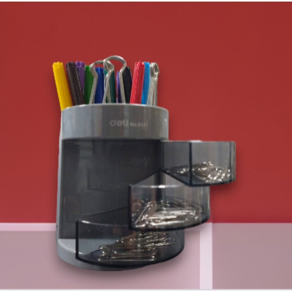 Organizador de Escritorio, Contenedor De Almacenamiento | 
 DELI| Caja De Clasificación De Piezas, Caja De Clasificación D, Suministros De Organización Y Almacenamiento Para El Hogar En Dormitorio, Y Suministros De Arte.
Para niños que guardan sus plumas, colores lápices...