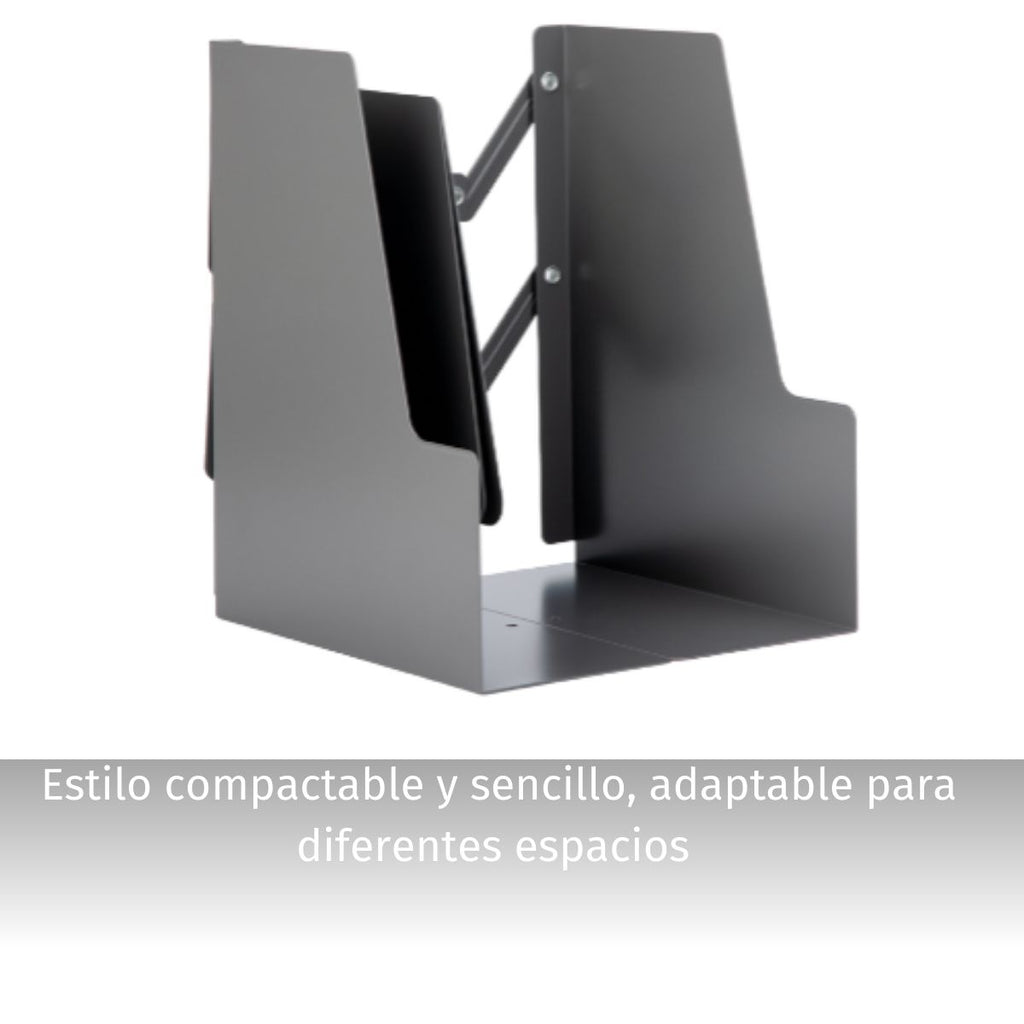 Soporte de Libros Ajustable de ABS -| DELI|  Estante Retráctil Creativo Blanco con Clip y Soporte, Ideal para Estudiantes, Material Duradero, Capacidad para Múltiples Libros, Accesorio de Lectura|Soporte de Libros Moderno|Acabado Blanco Elegante, Decoraciones para Estantes