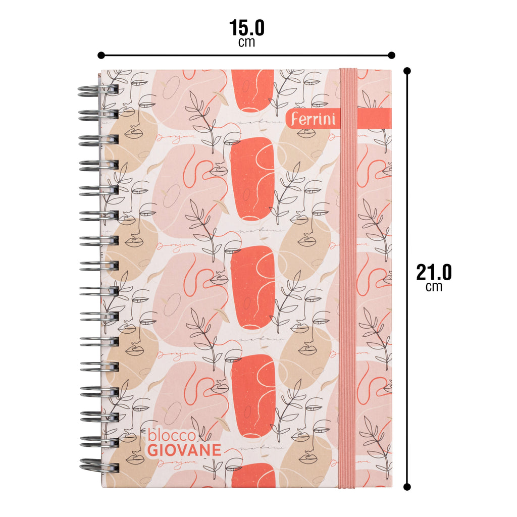 Libreta tipo BloccoGiovanne| Agenda Premium Pasta Dura tipo italiana | 
FERRINI
Cuaderno de doble espiral, Diario con línea universitaria, Diario de tapa dura, Adecuado para el trabajo, la escuela, la oficina, viajes, Es la primera opción para regalos para familiares y amigos, 120 hojas
agenda ejecutiva para oficina o escuela