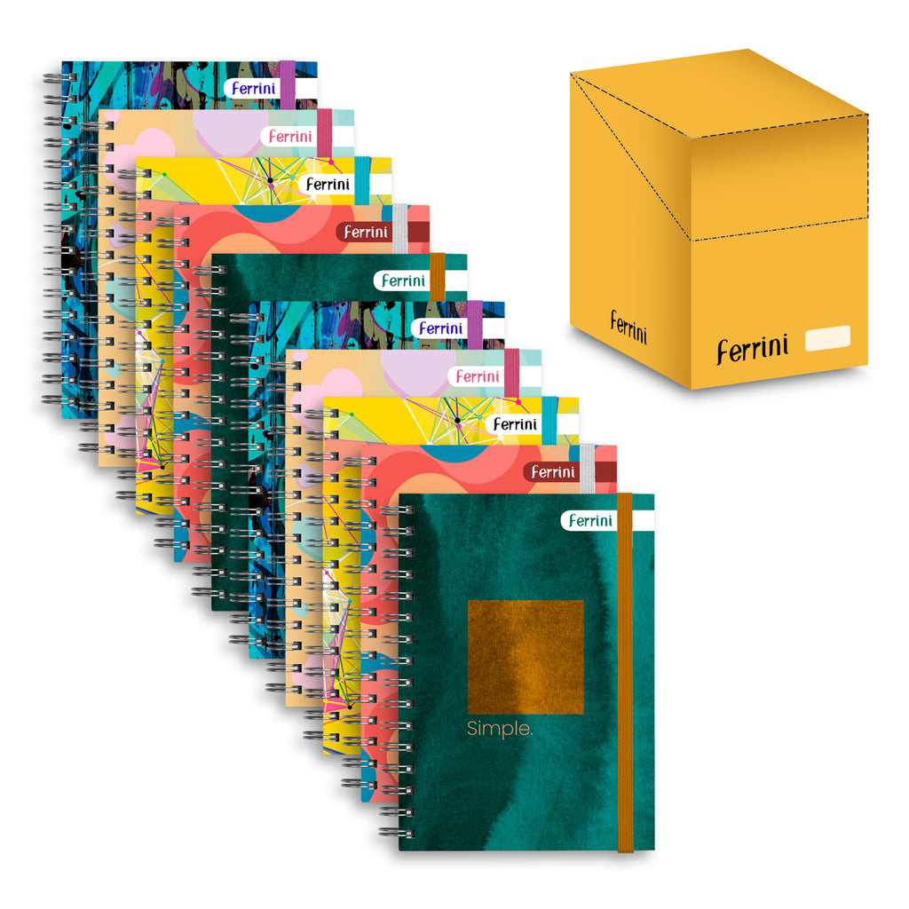 Cuaderno Multipropósito A5 |FERRINI Doble Aro| Unicolor | Libreta 120 Hojas| 20 Piezas| Espiral| 

Estilo Vintage |Lugares de Interés de la Ciudad, Perfecto para la Escuela, Diario o Planificación Financiera, Gran Idea de Regalo, Cuaderno de Diario | Cuaderno Vintage | Cubierta Dura| Ideal para útiles escolares| Cuaderno profesional para escuela- para primaria y secundaria| Ideal como agenda
Libreta tipo agenda | Stikers 
