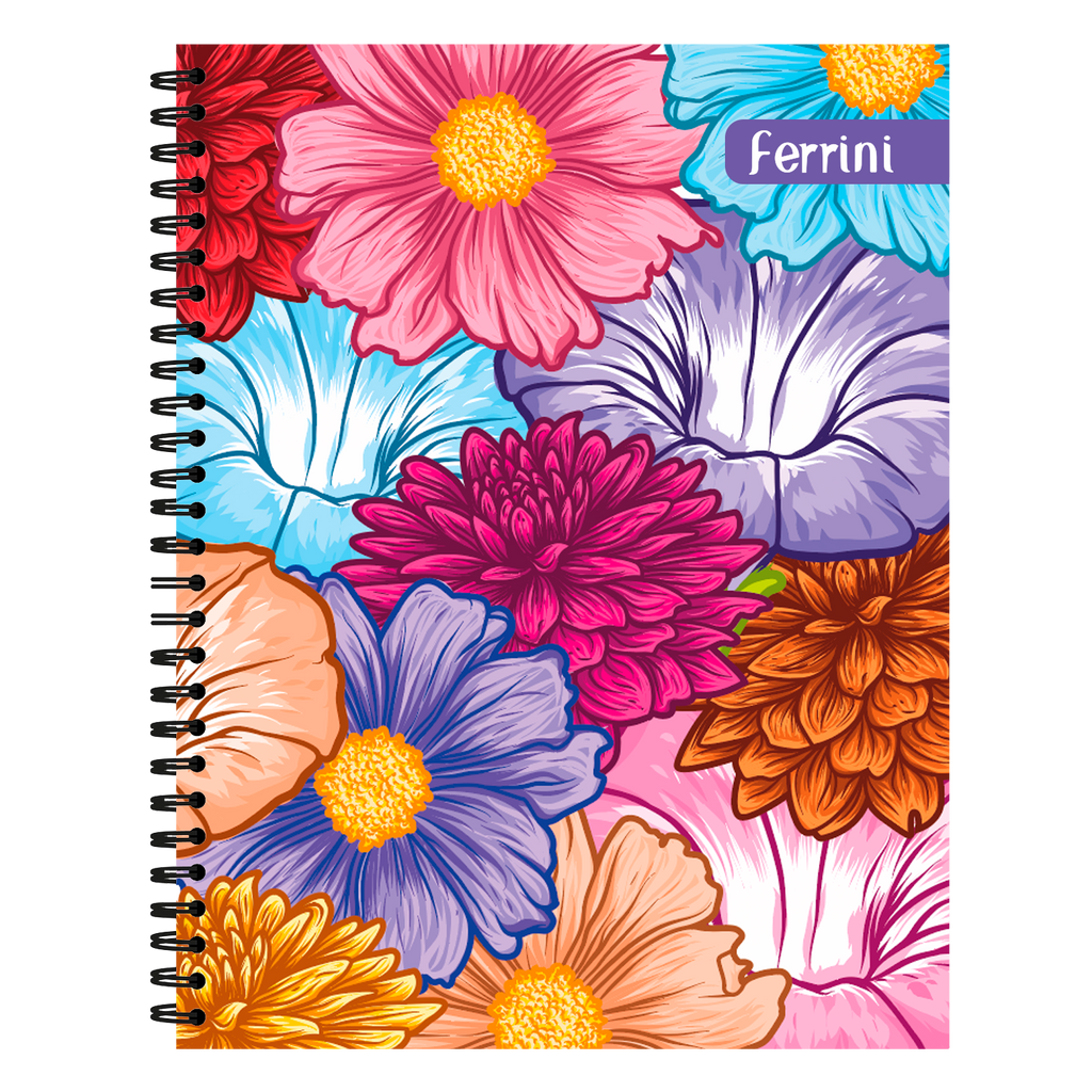 Caja 24 Piezas Cuaderno Profesional Doble Argolla Inclusive 100h Ferrini